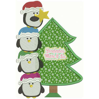 Pinguim Arvore de Natal