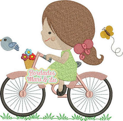 Menina Bicicleta