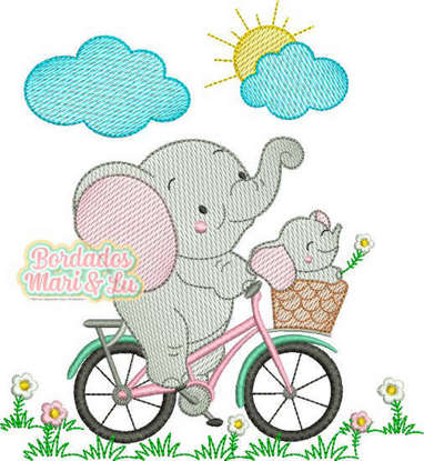 Elefantes Bicicleta