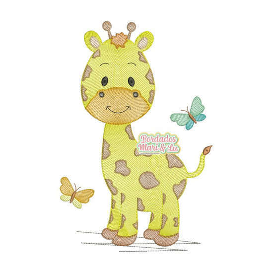 Girafinha e as Borboletas