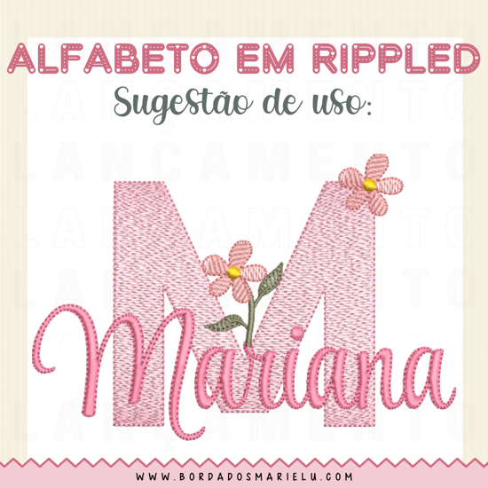 Alfabeto Rippled