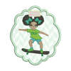 Kit Afro Girl Skate