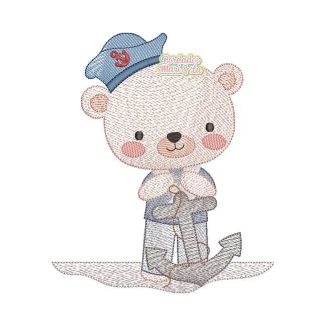 Ursinho de Pelúcia O Marinheiro - Image 3